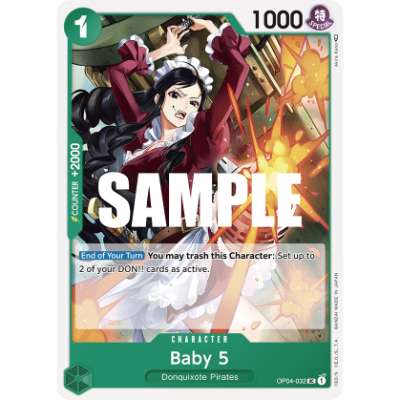 Carte One Piece Baby 5 OP04-032 UC Kingdoms Of Intrigue Neuf EN LorenZone