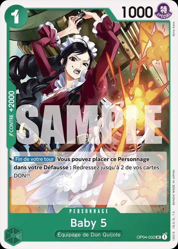 Carte One Piece Baby 5 V1 OP04-032 UC The Best Neuf FR LorenZone
