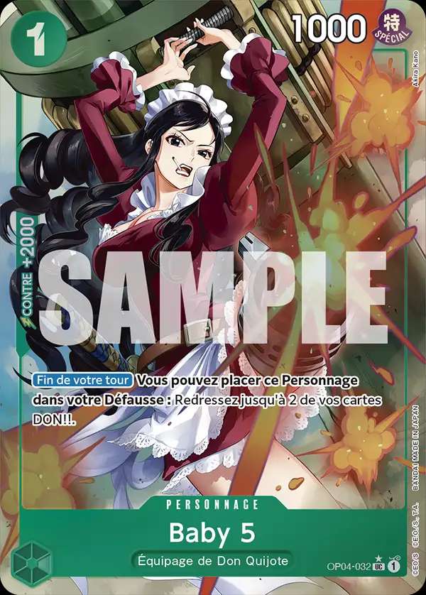 Carte One Piece Baby 5 V3 OP04-032 UC The Best Neuf FR LorenZone