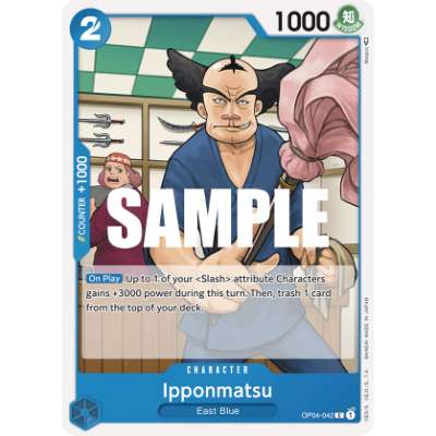 Carte One Piece Ipponmatsu OP04-042 C Kingdoms Of Intrigue Neuf EN LorenZone