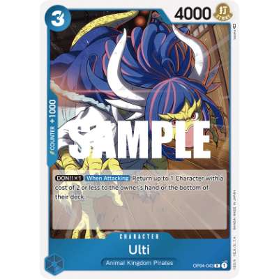 Carte One Piece Ulti OP04-043 R Kingdoms Of Intrigue Neuf EN LorenZone
