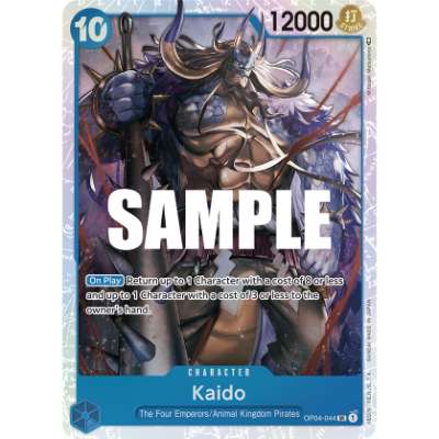 Carte One Piece Kaido V1 OP04-044 SR Kingdoms Of Intrigue Neuf EN LorenZone