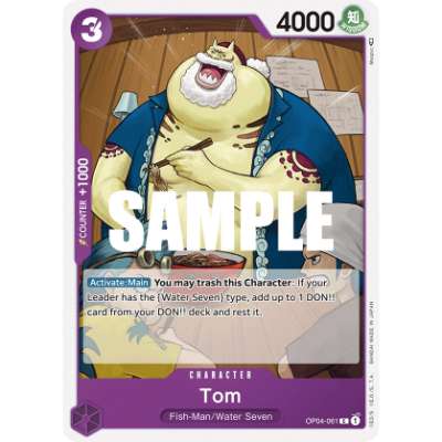 Carte One Piece Tom OP04-061 C Kingdoms Of Intrigue Neuf EN LorenZone
