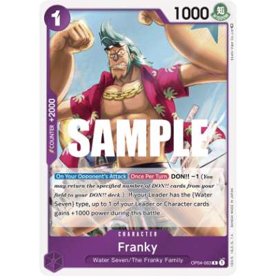 Carte One Piece Franky OP04-063 R Kingdoms Of Intrigue Neuf EN LorenZone
