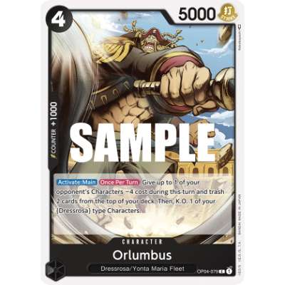 Carte One Piece Orlumbus OP04-079 C Kingdoms Of Intrigue Neuf EN LorenZone