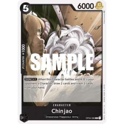 Carte One Piece Chinjao OP04-086 C Kingdoms Of Intrigue Neuf EN LorenZone