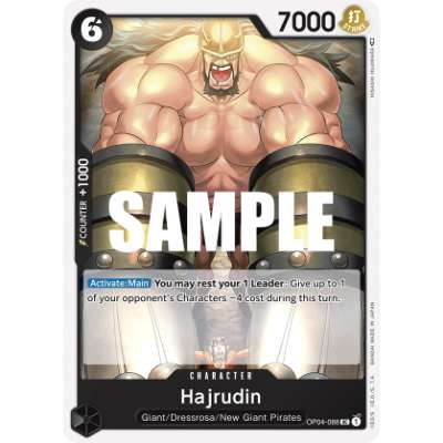 Carte One Piece Hajrudin OP04-088 UC Kingdoms Of Intrigue Neuf EN LorenZone