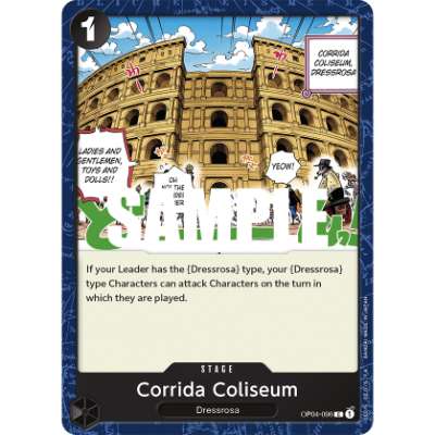 Carte One Piece Corrida Coliseum OP04-096 C Kingdoms Of Intrigue Neuf EN LorenZone
