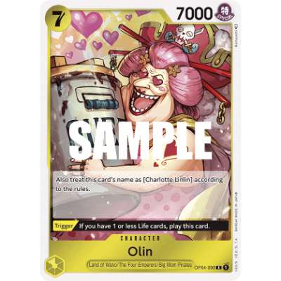 Carte One Piece Olin OP04-099 R Kingdoms Of Intrigue Neuf EN LorenZone
