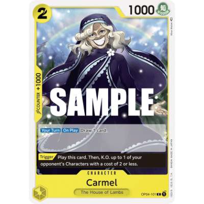 Carte One Piece Carmel OP04-101 C Kingdoms Of Intrigue Neuf EN LorenZone