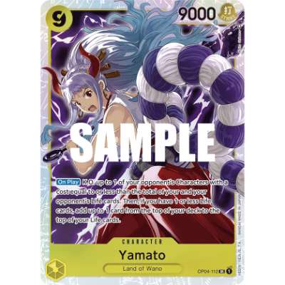 Carte One Piece Yamato V1 OP04-112 SR Kingdoms Of Intrigue Neuf EN LorenZone
