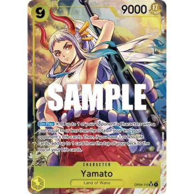 Carte One Piece Yamato V2 OP04-112 SR Kingdoms Of Intrigue Neuf EN LorenZone