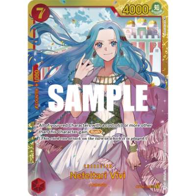 Carte One Piece Nefeltari Vivi V2 OP04-118 SEC Kingdoms Of Intrigue Neuf EN LorenZone
