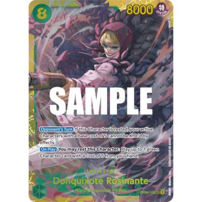 Carte One Piece Donquixote Rosinante V1 OP04-119 SEC Kingdoms Of Intrigue Neuf EN LorenZone