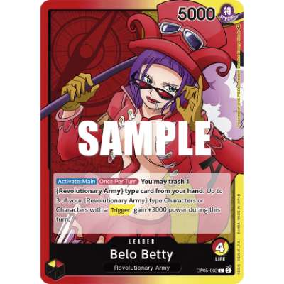 Carte One Piece Belo Betty V1 OP05-002 L Awakening Of The New Era Neuf EN LorenZone