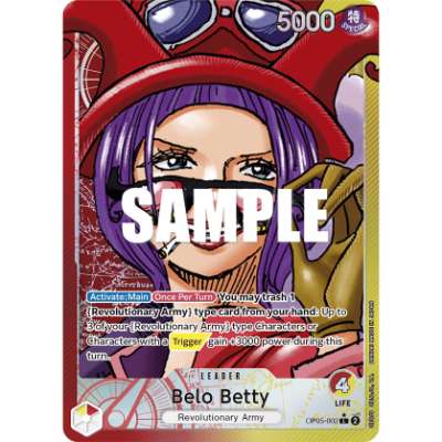 Carte One Piece Belo Betty V2 OP05-002 L Awakening Of The New Era Neuf EN LorenZone