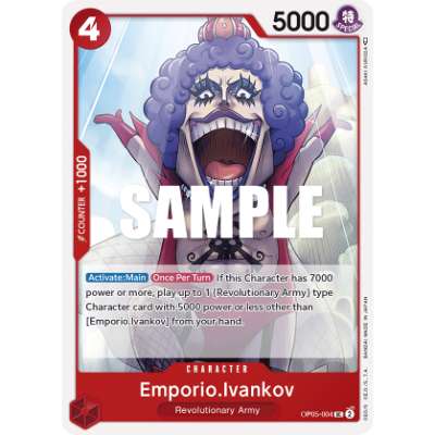 Carte One Piece Emporio.Ivankov OP05-004 UC Awakening Of The New Era Neuf EN LorenZone