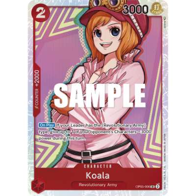 Carte One Piece Koala V1 OP05-006 SR Awakening Of The New Era Neuf EN LorenZone