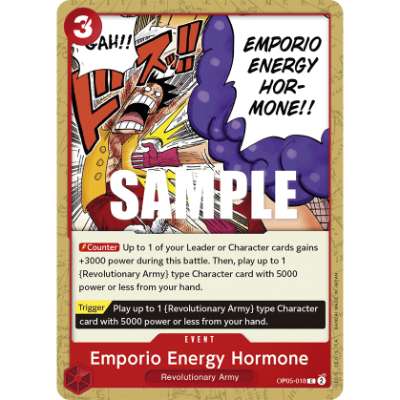 Carte One Piece Emporio Energy Hormone OP05-018 C Awakening Of The New Era Neuf EN LorenZone