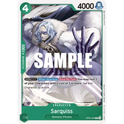 Carte One Piece Sarquiss OP05-026 C Awakening Of The New Era Neuf EN LorenZone