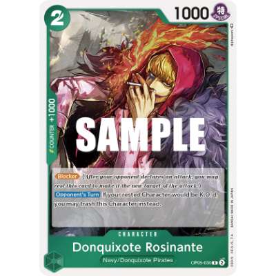 Carte One Piece Donquixote Rosinante OP05-030 R Awakening Of The New Era Neuf EN LorenZone