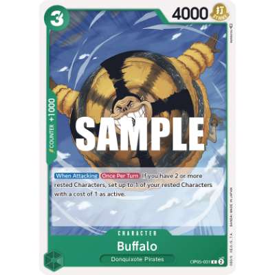 Carte One Piece Buffalo OP05-031 C Awakening Of The New Era Neuf EN LorenZone