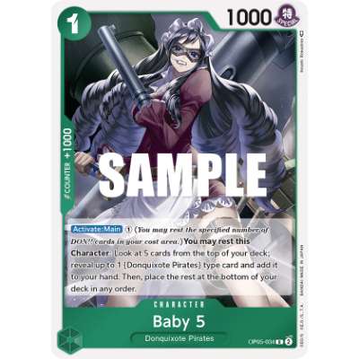 Carte One Piece Baby 5 V1 OP05-034 R Awakening Of The New Era Neuf EN LorenZone