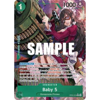 Carte One Piece Baby 5 V2 OP05-034 R Awakening Of The New Era Neuf EN LorenZone
