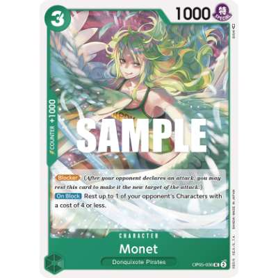 Carte One Piece Monet OP05-036 UC Awakening Of The New Era Neuf EN LorenZone