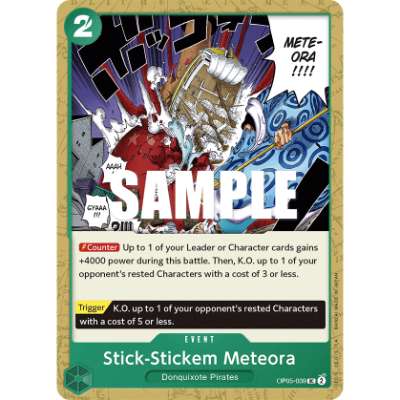 Carte One Piece Stick-Stickem Meteora OP05-039 UC Awakening Of The New Era Neuf EN LorenZone