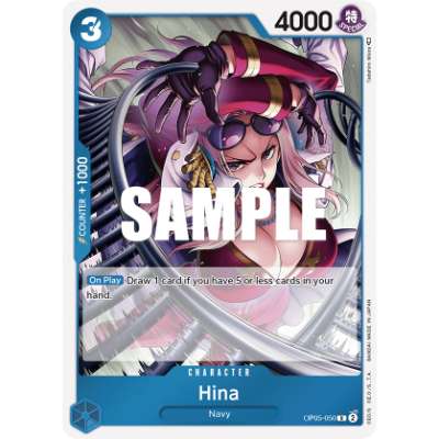 Carte One Piece Hina OP05-050 R Awakening Of The New Era Neuf EN LorenZone