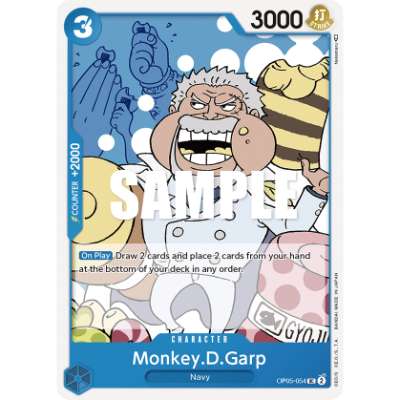 Carte One Piece Monkey.D.Garp OP05-054 UC Awakening Of The New Era Neuf EN LorenZone