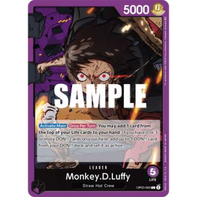 Carte One Piece Monkey.D.Luffy V2 OP05-060 L Awakening Of The New Era Neuf EN LorenZone
