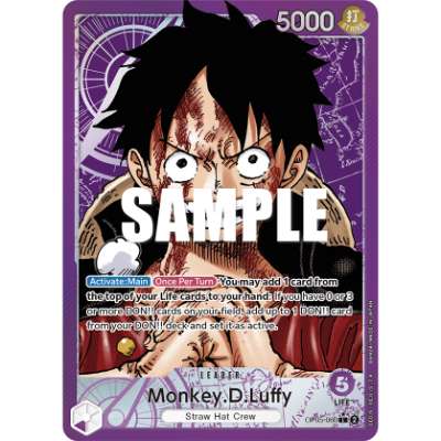 Carte One Piece Monkey.D.Luffy V1 OP05-060 L Awakening Of The New Era Neuf EN LorenZone