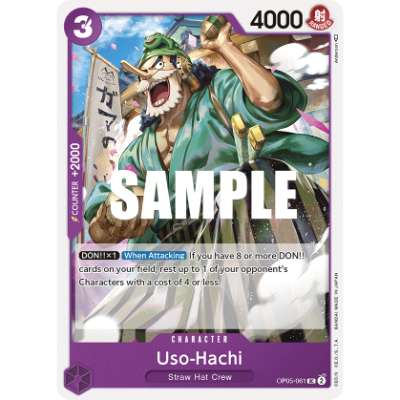 Carte One Piece Uso-Hachi OP05-061 UC Awakening Of The New Era Neuf EN LorenZone