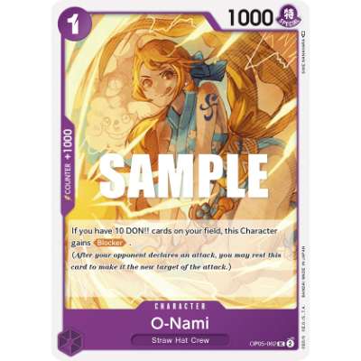 Carte One Piece O-Nami OP05-062 UC Awakening Of The New Era Neuf EN LorenZone