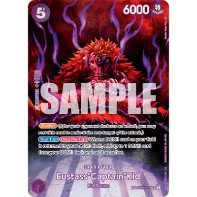 Carte One Piece Eustass Captain Kid SC OP07 OP05-074 SR 500 Years In The Future Neuf EN LorenZone