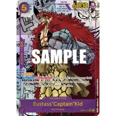 Carte One Piece Eustass Captain Kid V2 OP05-074 SR Awakening Of The New Era Neuf EN LorenZone