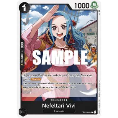 Carte One Piece Nefeltari Vivi OP05-086 R Awakening Of The New Era Neuf EN LorenZone