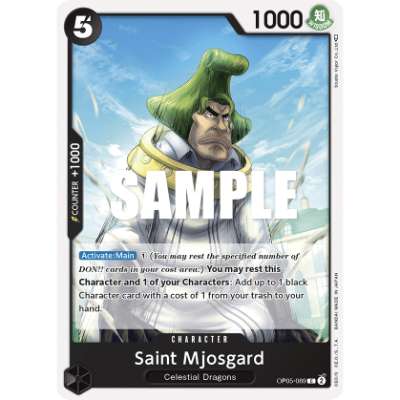 Carte One Piece Saint Mjosgard OP05-089 C Awakening Of The New Era Neuf EN LorenZone