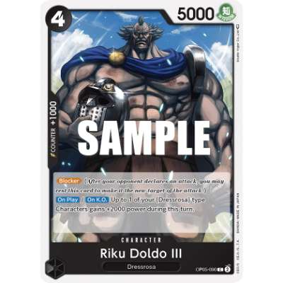 Carte One Piece Riku Doldo III OP05-090 C Awakening Of The New Era Neuf EN LorenZone
