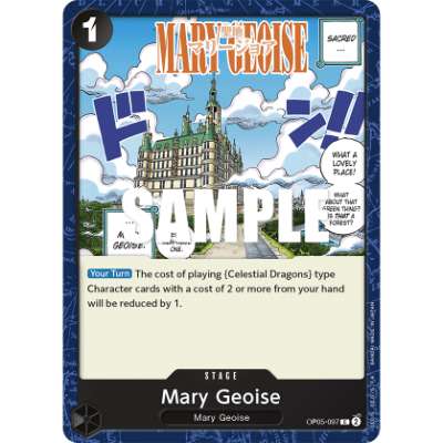 Carte One Piece Mary Geoise OP05-097 C Awakening Of The New Era Neuf EN LorenZone