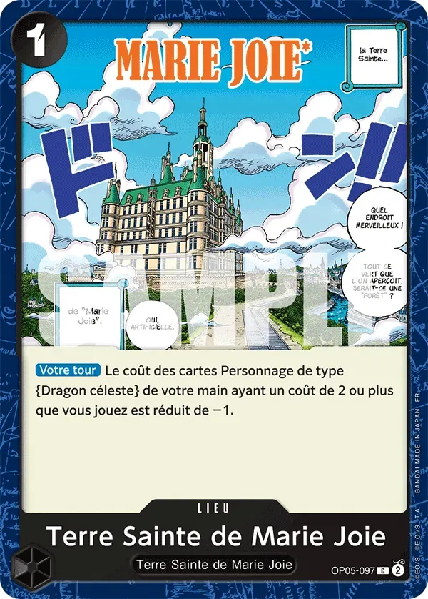 Carte One Piece Terre Sainte de Marie Joie V1 - PRB02 - FR OP05-097 Commune The Best Vol.2 Neuf FR LorenZone