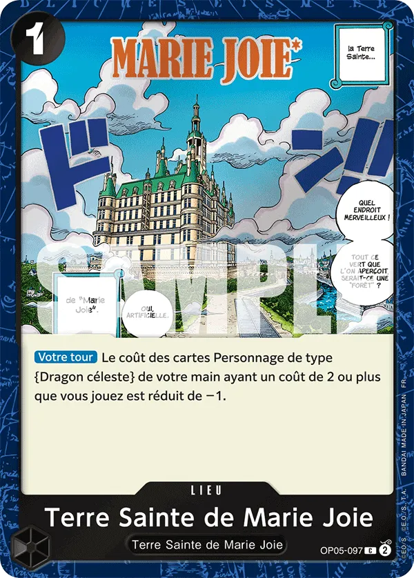 Carte One Piece OP05-097 Terre Sainte de Marie Joie V2 | LorenZone