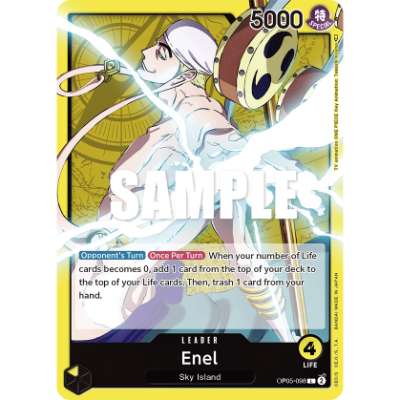 Carte One Piece Enel V1 OP05-098 L Awakening Of The New Era Neuf EN LorenZone