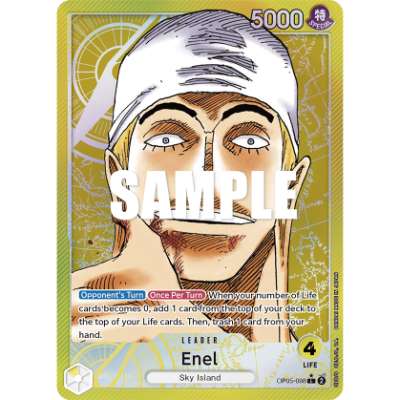 Carte One Piece Enel V2 OP05-098 L Awakening Of The New Era Neuf EN LorenZone