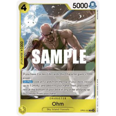 Carte One Piece Ohm OP05-101 R Awakening Of The New Era Neuf EN LorenZone