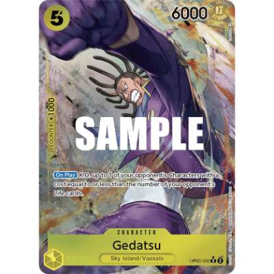 Carte One Piece Gedatsu V2 OP05-102 R Awakening Of The New Era Neuf EN LorenZone