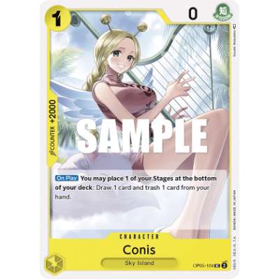 Carte One Piece Conis OP05-104 UC Awakening Of The New Era Neuf EN LorenZone