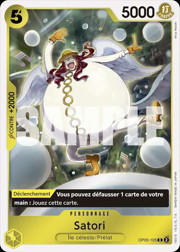 Carte One Piece Satori V1 OP05-105 R The Best Neuf FR LorenZone